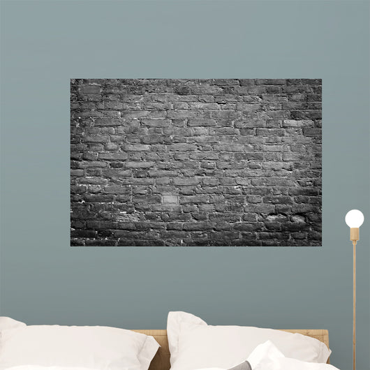 Old Wall Black White Wall Decal