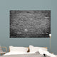 Old Wall Black White Wall Decal