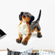 Dog Figurine Made Ceramics Wall Decal