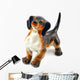 Dog Figurine Made Ceramics Wall Decal