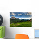 Panoramic Late Afternoon Scuol Wall Decal