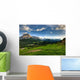 Panoramic Late Afternoon Scuol Wall Decal