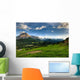 Panoramic Late Afternoon Scuol Wall Decal
