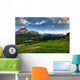 Panoramic Late Afternoon Scuol Wall Decal