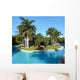 Pool Amenities and Landscape Wall Decal