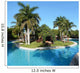 Pool Amenities and Landscape Wall Decal