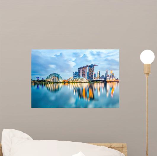 Singapore Skyline and Marina Wall Decal