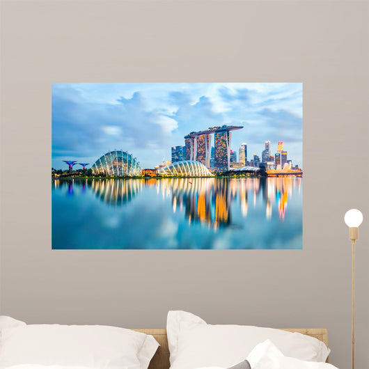 Singapore Skyline and Marina Wall Decal