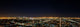 Panorama Long Exposure Night Wall Decal