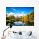 Downtown Charlotte North Carolina Skyline Park Wall Decal