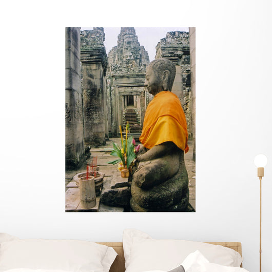 Angkor Watt Temple Buddha Wall Decal