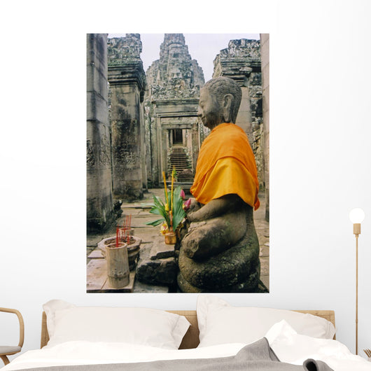 Angkor Watt Temple Buddha Wall Decal