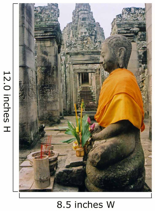 Angkor Watt Temple Buddha Wall Decal