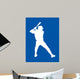 Lefty Batter Wall Decal