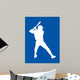 Lefty Batter Wall Decal