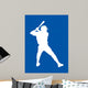 Lefty Batter Wall Decal