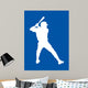 Lefty Batter Wall Decal