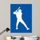Lefty Batter Wall Decal