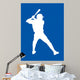 Lefty Batter Wall Decal