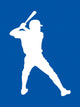Lefty Batter Wall Decal