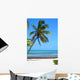 Palm Tree Beach Wall Decal Design 2