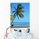 Palm Tree Beach Wall Decal Design 2