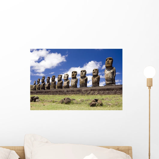 Moais En Isla Pascua Wall Decal