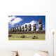 Moais En Isla Pascua Wall Decal