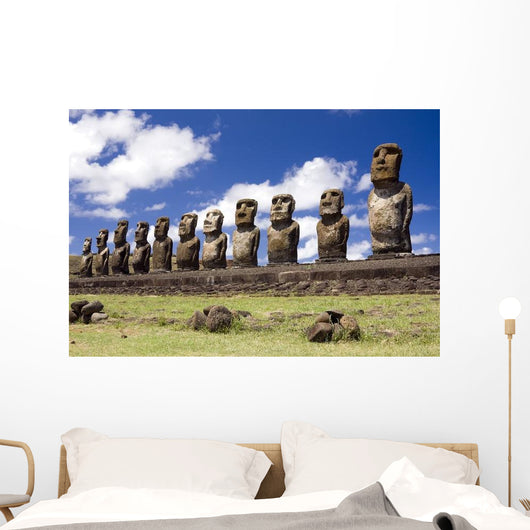 Moais En Isla Pascua Wall Decal