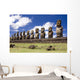Moais En Isla Pascua Wall Decal