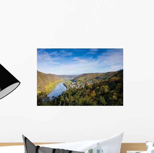 Panoramic River Moselle Mosel Wall Decal