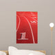 Rounding Track Field Wall Decal