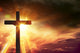 He Is Risen Cross Wall Decal