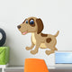 Illustration Cute Dog Cartoon Wall Decal