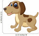 Illustration Cute Dog Cartoon Wall Decal