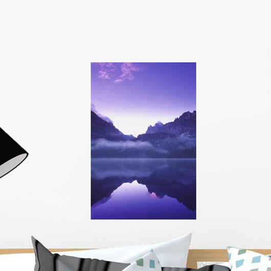 Lake and Scenic Mountains Wall Decal