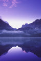 Lake and Scenic Mountains Wall Decal