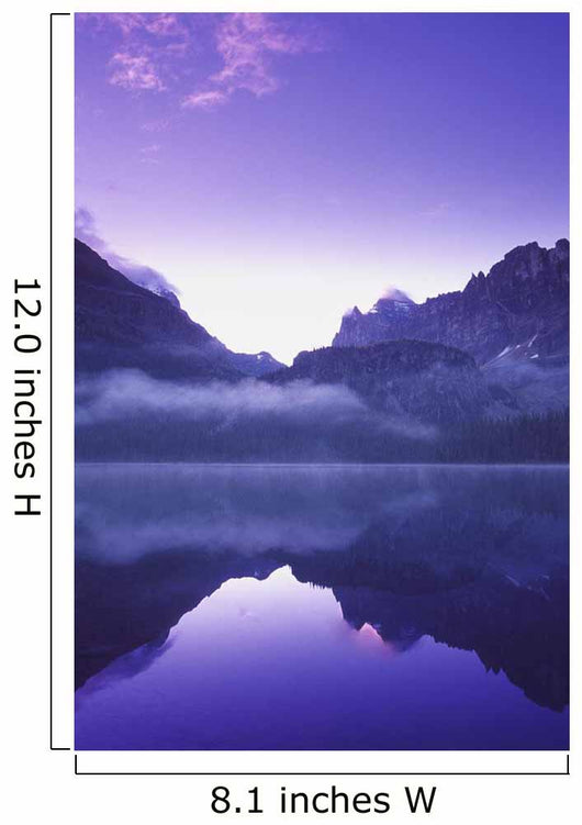 Lake and Scenic Mountains Wall Decal