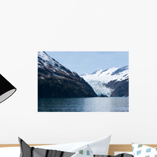 Snow Melting Mountains Alaska Wall Decal