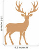 Deer with Antlers Wall Decal