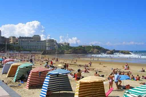 Biarritz Beach Wall Decal