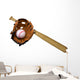 Baseball Bat Ball and Wall Decal