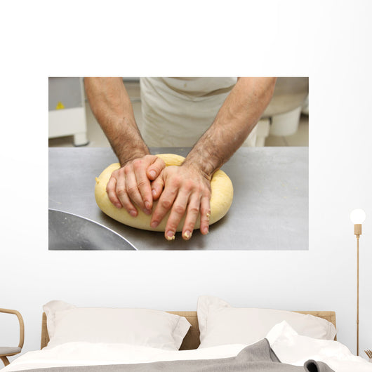 Baker Who Works Paste Wall Decal