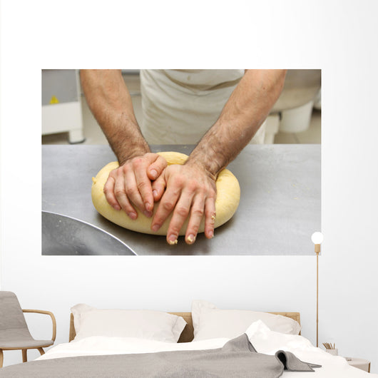 Baker Who Works Paste Wall Decal