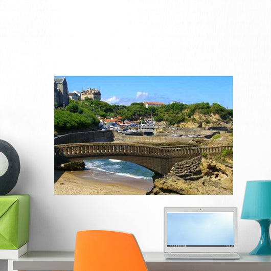 Biarritz Port Fishermen Wall Decal