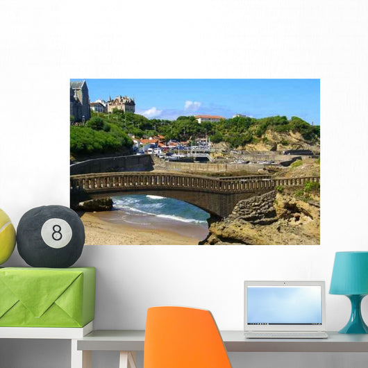 Biarritz Port Fishermen Wall Decal