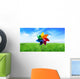 Colorful Pinwheels out Meadow Wall Decal Design 1