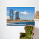 Barcelona City Scape Wall Decal
