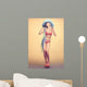 Sexy Swimsuit Pin-up Woman Wall Decal