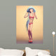 Sexy Swimsuit Pin-up Woman Wall Decal